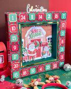 Printable Christmas Advent Calendar SVG PDF STUDIO Cut Files