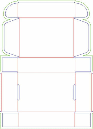 Bundle of 8 Self-Lock Mailer Box Dieline Templates for Packaging