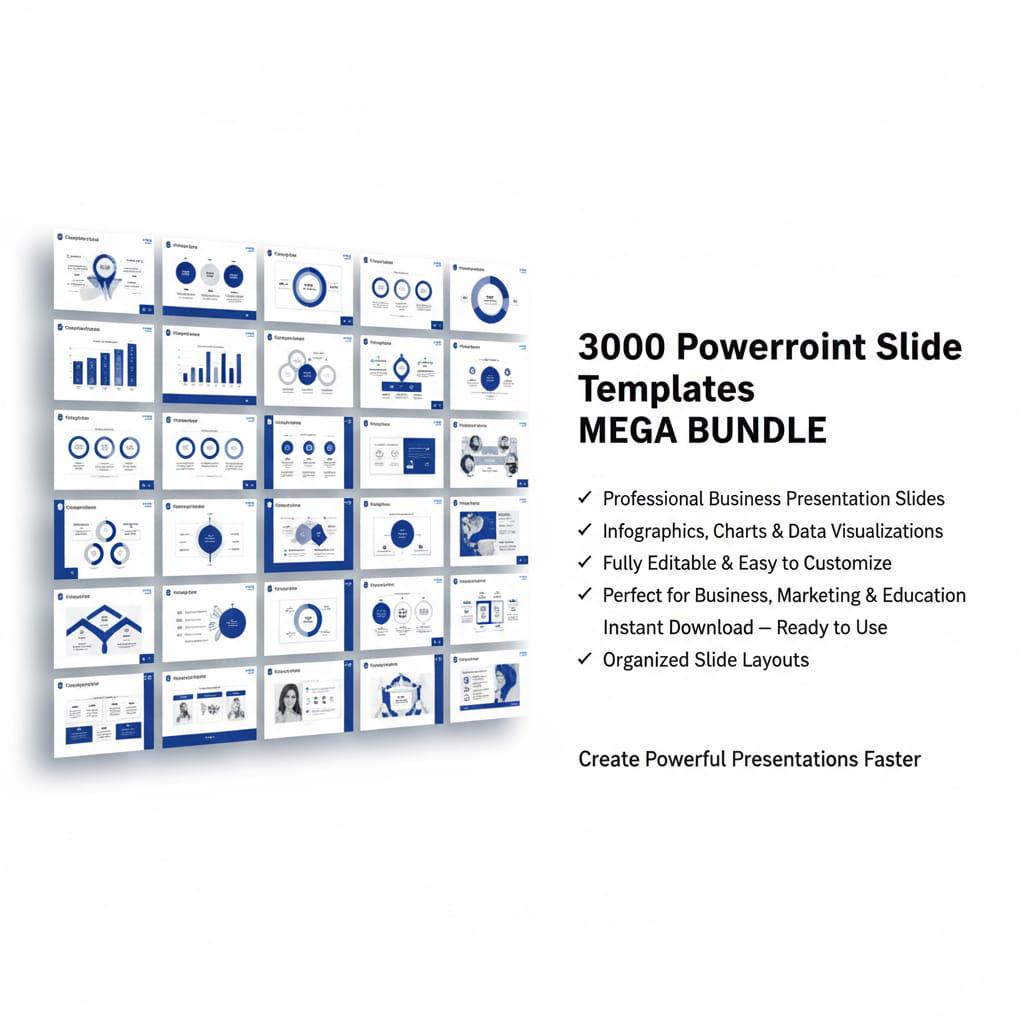 PowerPoint Templates Bundle | 3000 Animated Slides – Crafty Temps