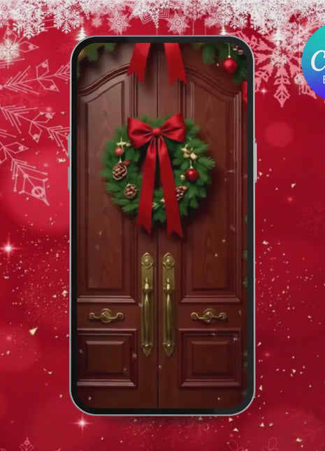 Editable Merry Christmas Party Invitation Template with Animated Video