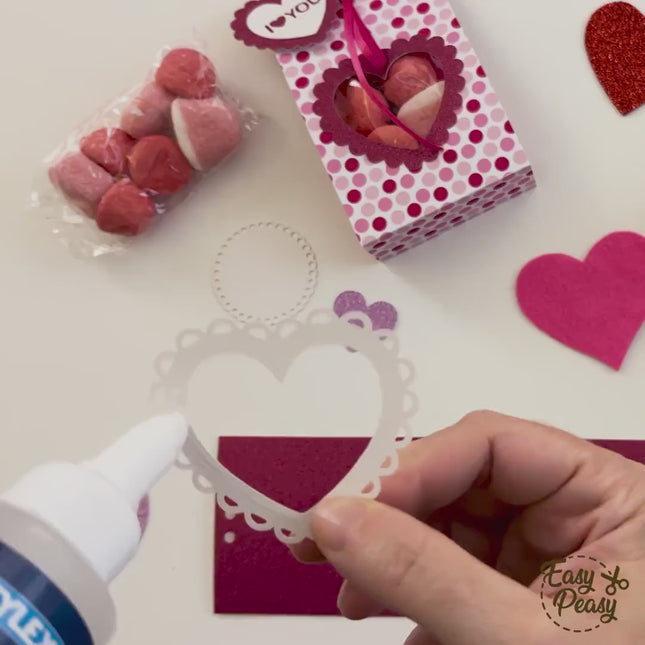 Valentine Candy Bag SVG Cutting Files for Cricut and Silhouette