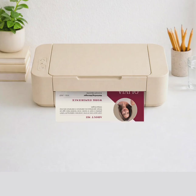 Printer Mockup Video Canva Template for Digital Planners and PDFs