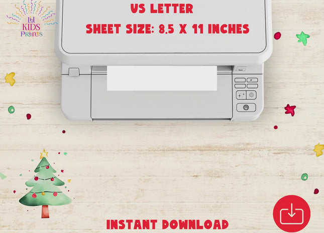 My First Christmas Baby Milestone Printable | Newborn Photo Prop | Digital Holiday Photoshoot Accessory | Instant Download