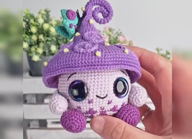 Mushroom Amigurumi Crochet Patterns Bundle • 12 in 1 • US terms PDF