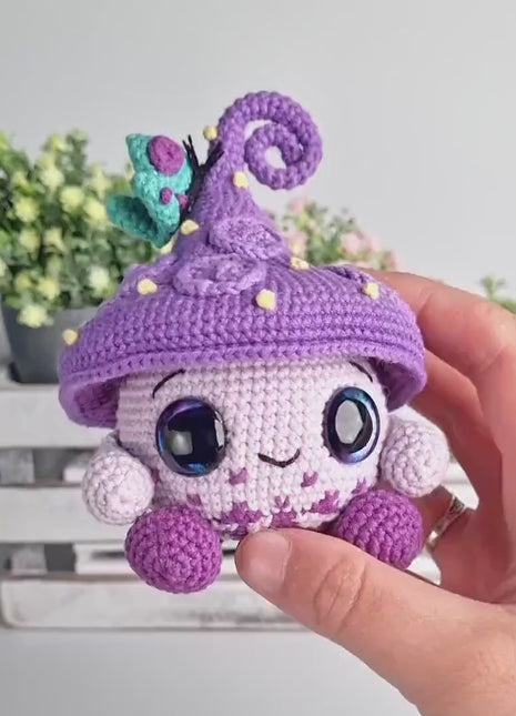 Mushroom Amigurumi Crochet Patterns Bundle • 12 in 1 • US terms PDF