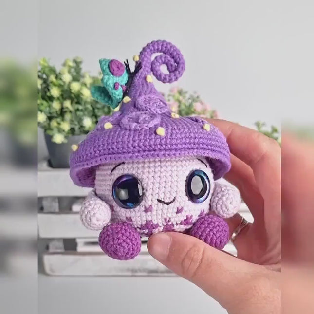 Mushroom Amigurumi Crochet Patterns Bundle • 12 in 1 • US terms PDF