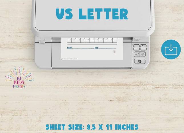 Number 1 Tracing Worksheet | Preschool Fine Motor Skills | Homeschool Printable PDF | Early Learning Tracing Activity