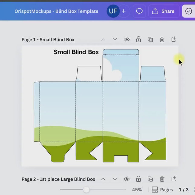 Editable Blind Box Template Bundle Canva SVG PSD PNG PDF