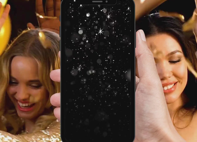 Black Gold 2026 New Year's Eve Video Invitation Template