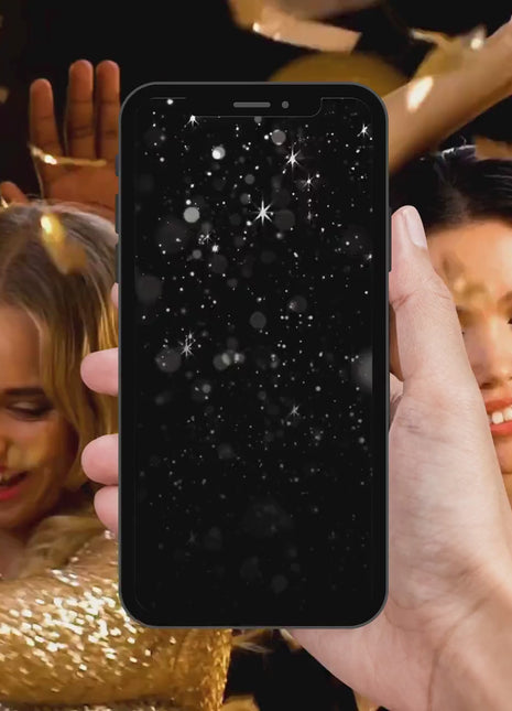 Black Gold 2026 New Year's Eve Video Invitation Template