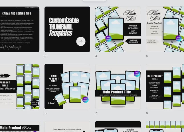200 Canva Mockup Bundle Digital Product Templates MRR PLR License