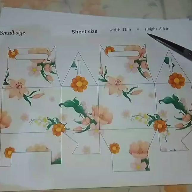 Editable Gable Box Template Bundle 5 Sizes PDF Canva Link