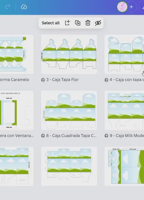 250+ Editable Party Favor Box Templates Bundle: 3D Letters & Numbers (Canva Digital Download)