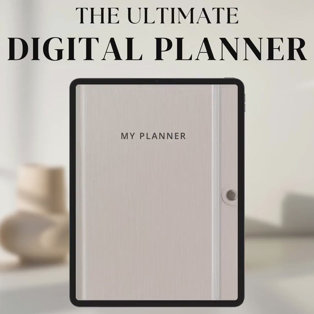 Digital Planner 2025-2027 Hyperlinked GoodNotes Template Apple Google Calendars