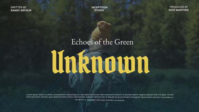 Cinematic Film Title Templates for After Effects — 4K Openers