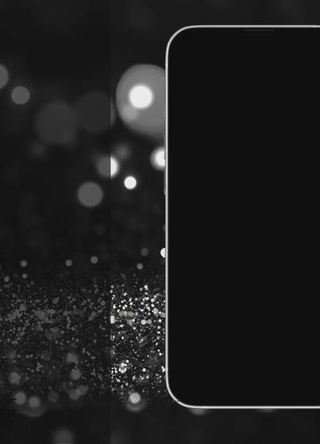 Digital 15th Birthday Video Invitation – Silver Glitter | Editable Canva Template