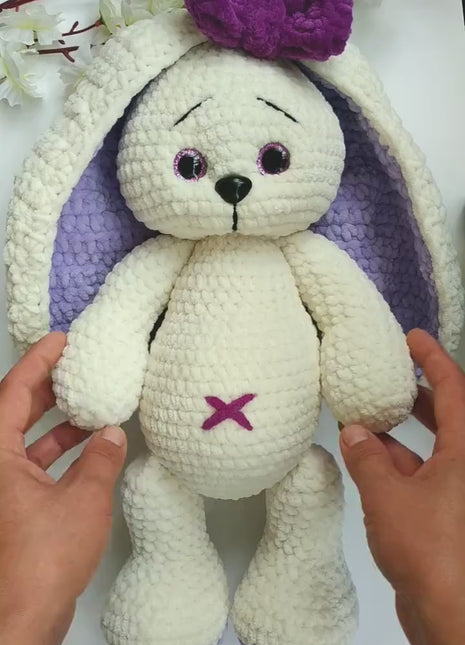 CROCHET BUNNY Pattern Amigurumi crochet pattern (English) Crochet Animal pattern Amigurumi rabbit pattern Toy knitting pattern Crochet toy