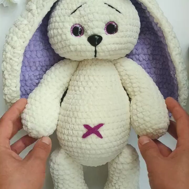 CROCHET BUNNY Pattern Amigurumi crochet pattern (English) Crochet Animal pattern Amigurumi rabbit pattern Toy knitting pattern Crochet toy