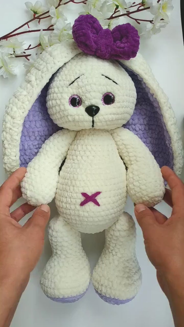 CROCHET BUNNY Pattern Amigurumi crochet pattern (English) Crochet Animal pattern Amigurumi rabbit pattern Toy knitting pattern Crochet toy