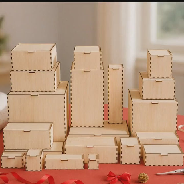 Laser Cut Box Bundle 20 Designs SVG Glowforge CNC Cricut