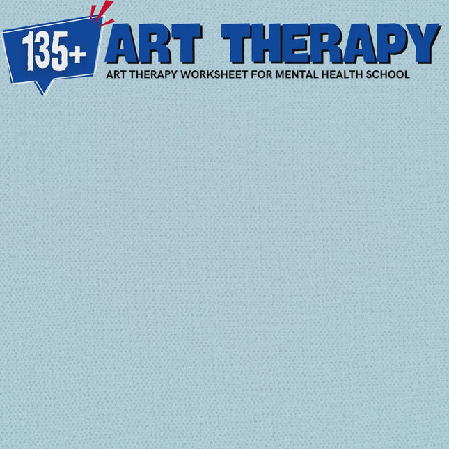 130+ Art Therapy Worksheets For Mental Health School, self esteem, Therapy Social Work, Therapeutic Worksheet, Digital PDF, Therapy Workbook