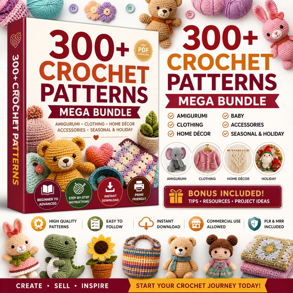 Crochet Patterns Mega Bundle | CraftyTemps